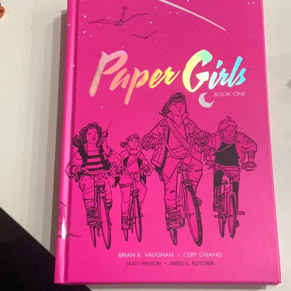 Paper Girls Deluxe Edition Book One.